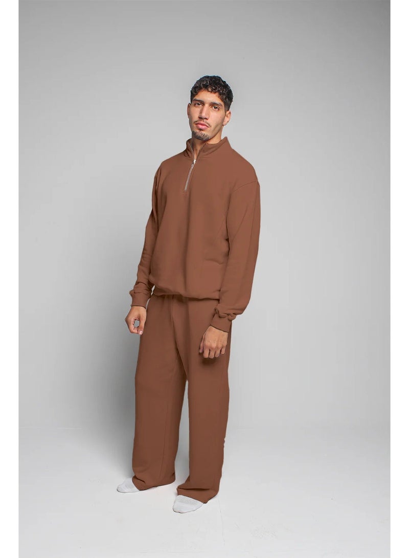 Basic Look Quarter zip Milton Sweatshirt - Image 2